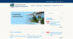 Desktop Screenshot of ervzrt.hu